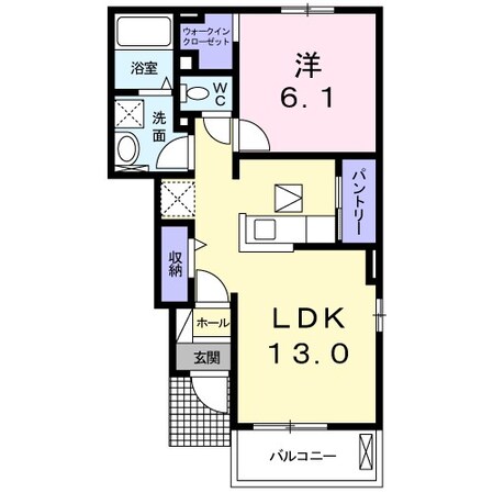 ヴェガ　ユウキIIの物件間取画像